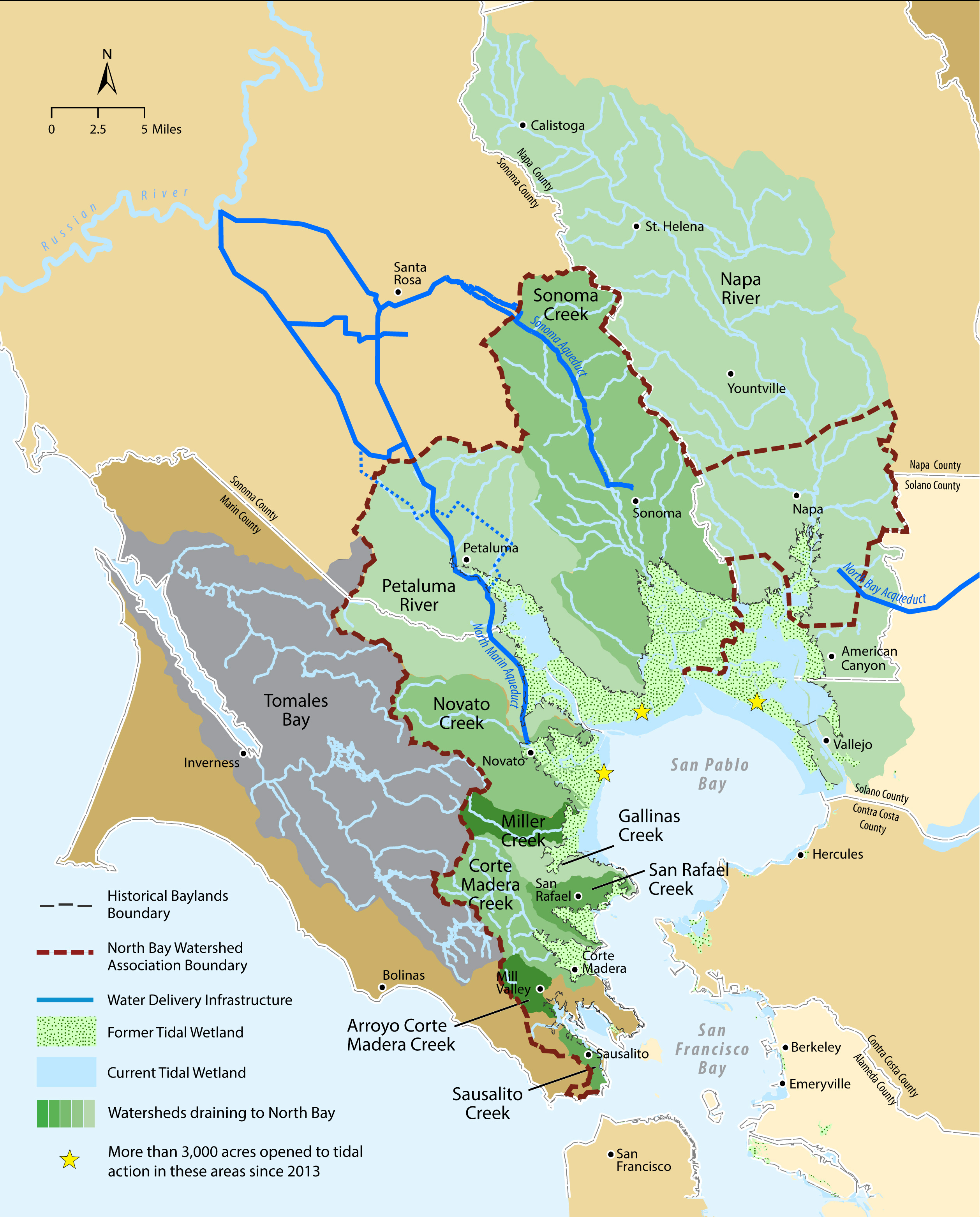 North Bay Watershed Map